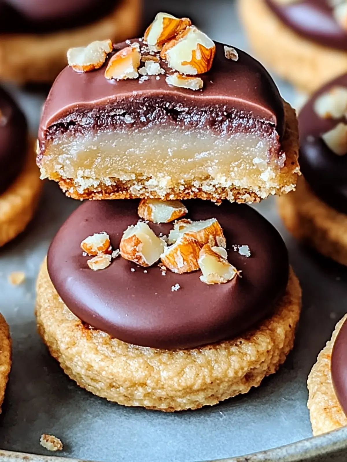 Beste Nougat-Plätzchen