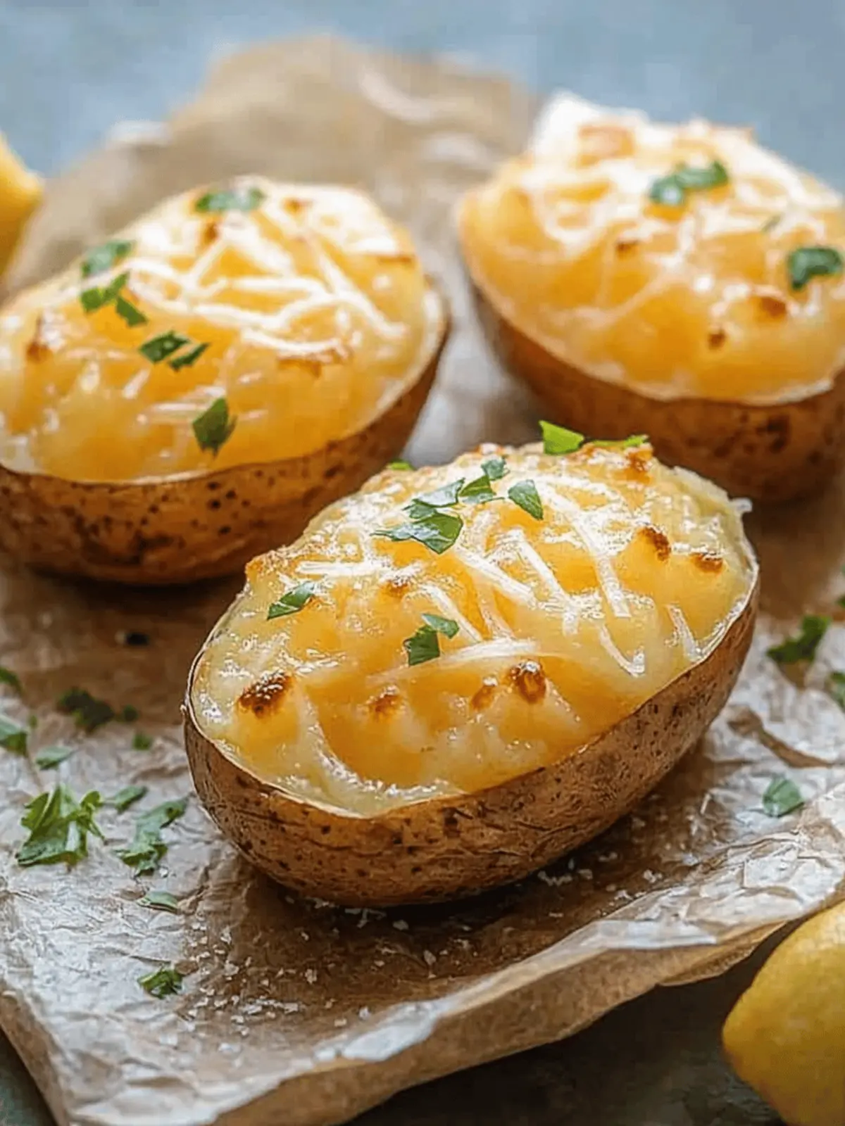 Gefüllte Ofenkartoffeln