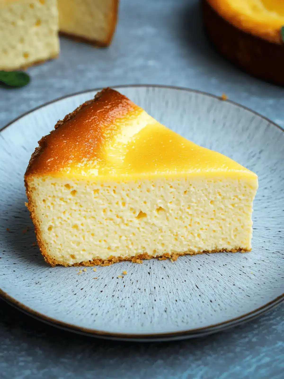 Käsekuchen ohne Boden