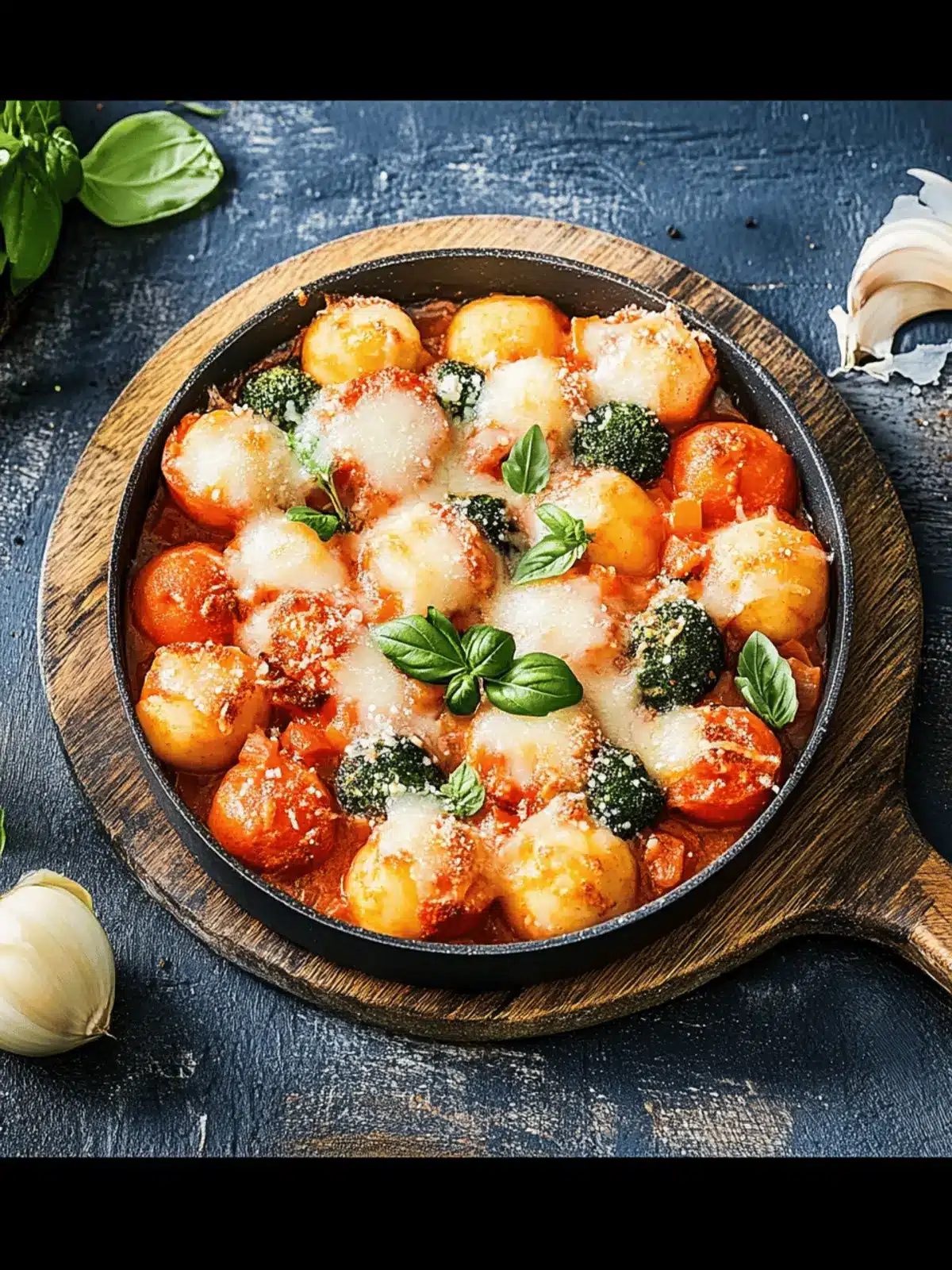 Überbackene Gnocchi mit Käse für herzlichen Genuss