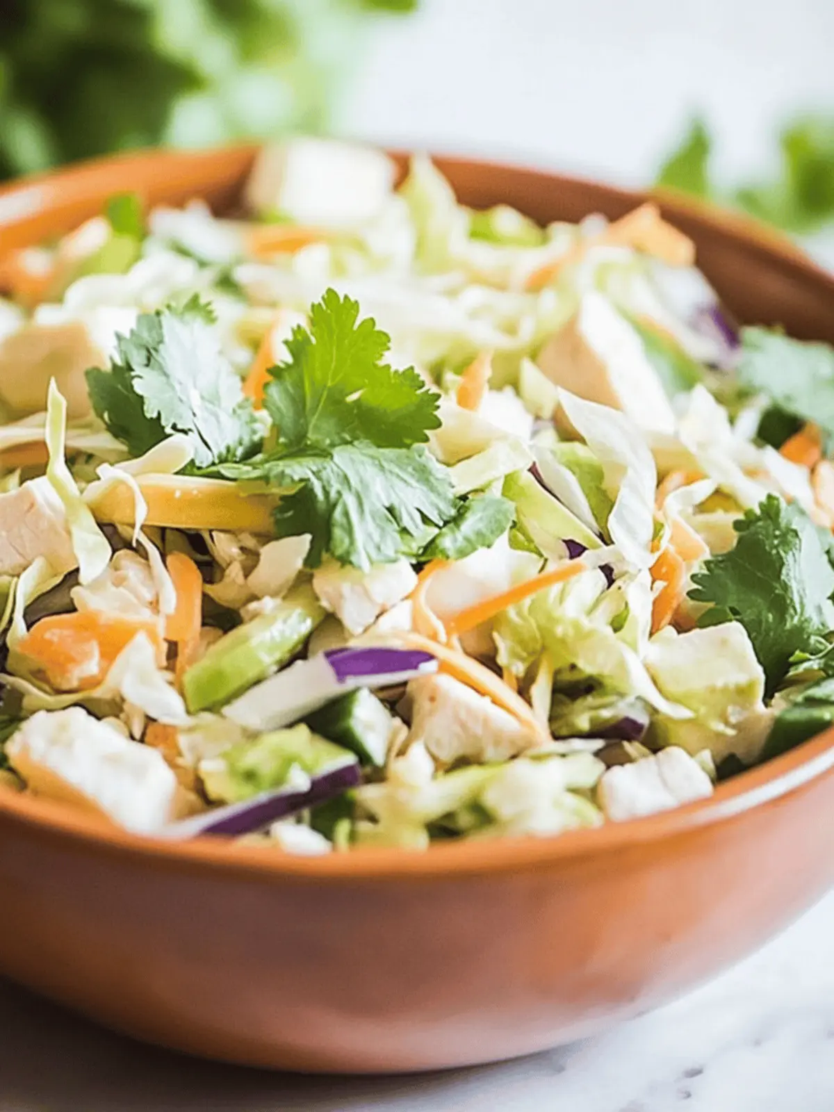 Hühnchen-Salat mit chinesischem Stil