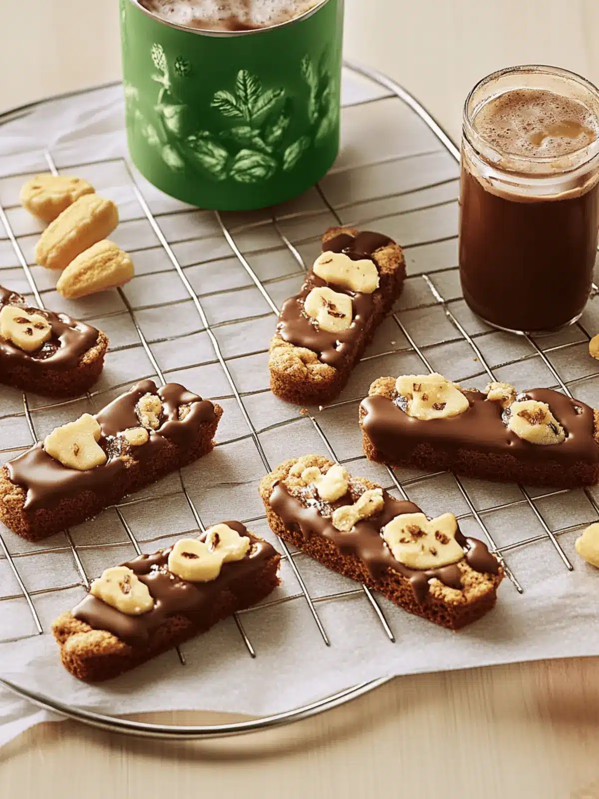 Gedrehte Nuss Plätzchen