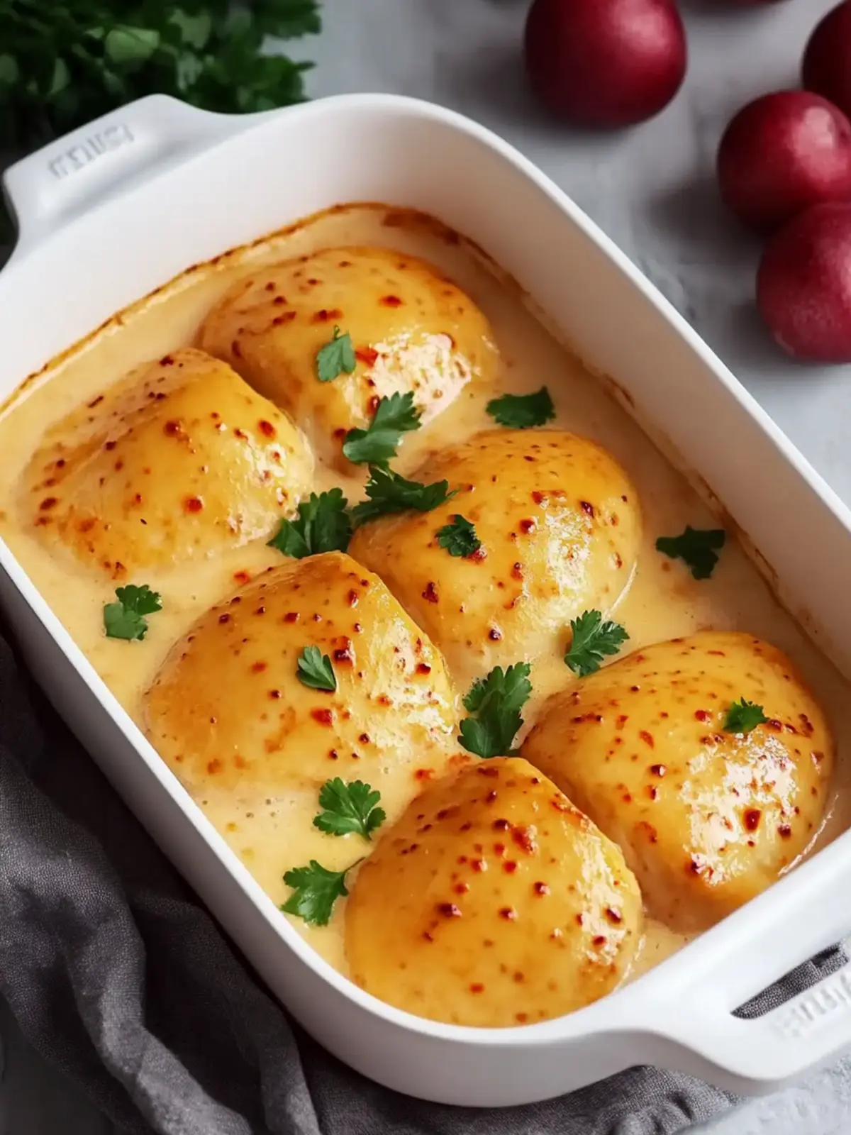 Hähnchenbrust in Frischkäse-Sauce