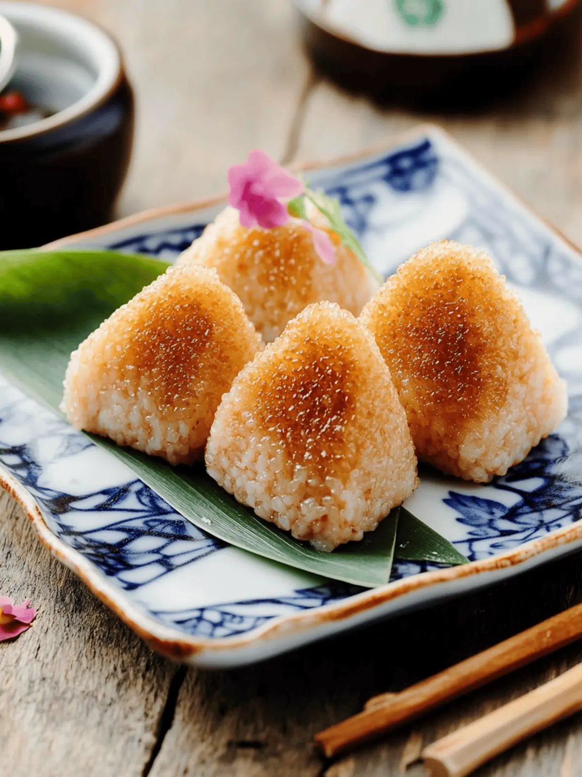 Yaki Onigiri mit Käse