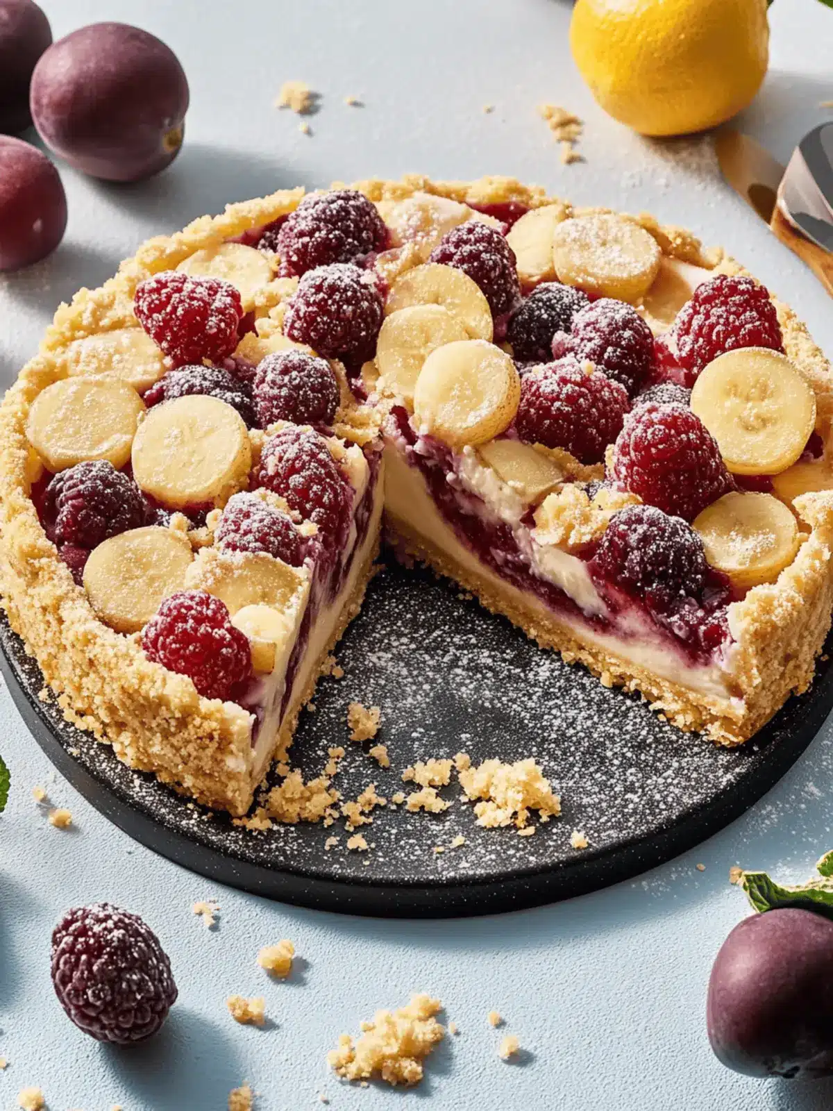 Pflaumenkuchen mit Vanillepudding Rezept einfach genießen