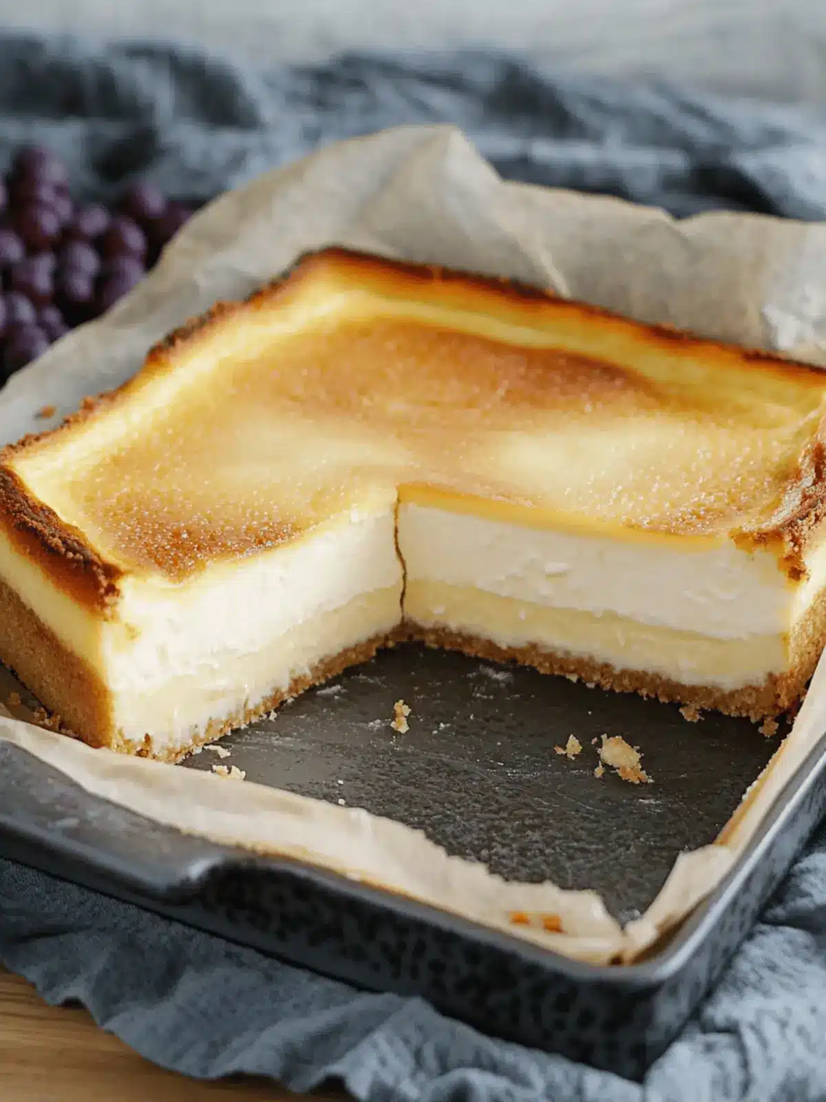 Käsekuchen im Blech