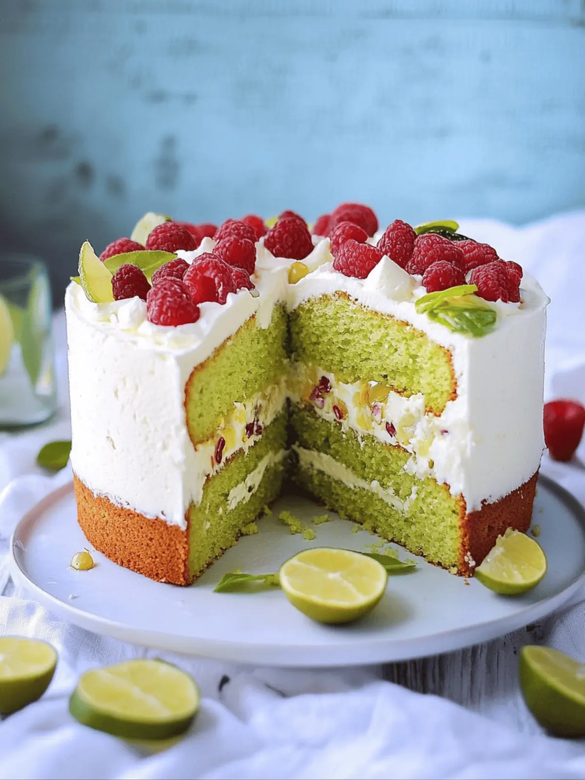 Feuchter Eierloser Pistazienkuchen für Naschkatzen