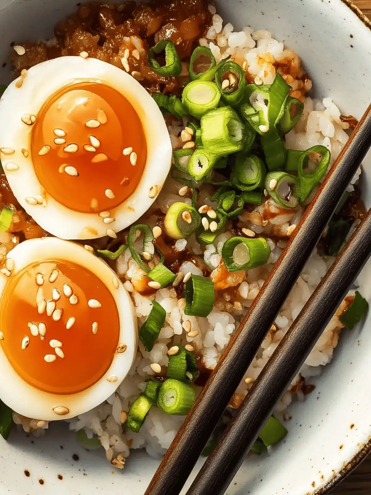 Leckerer Koreanischer Ei-Reis