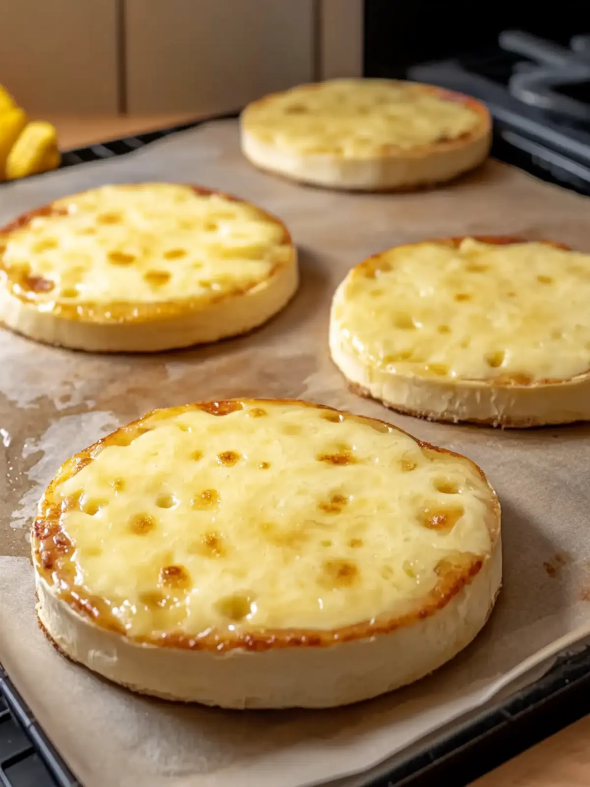 Hüttenkäsetaler aus dem Ofen