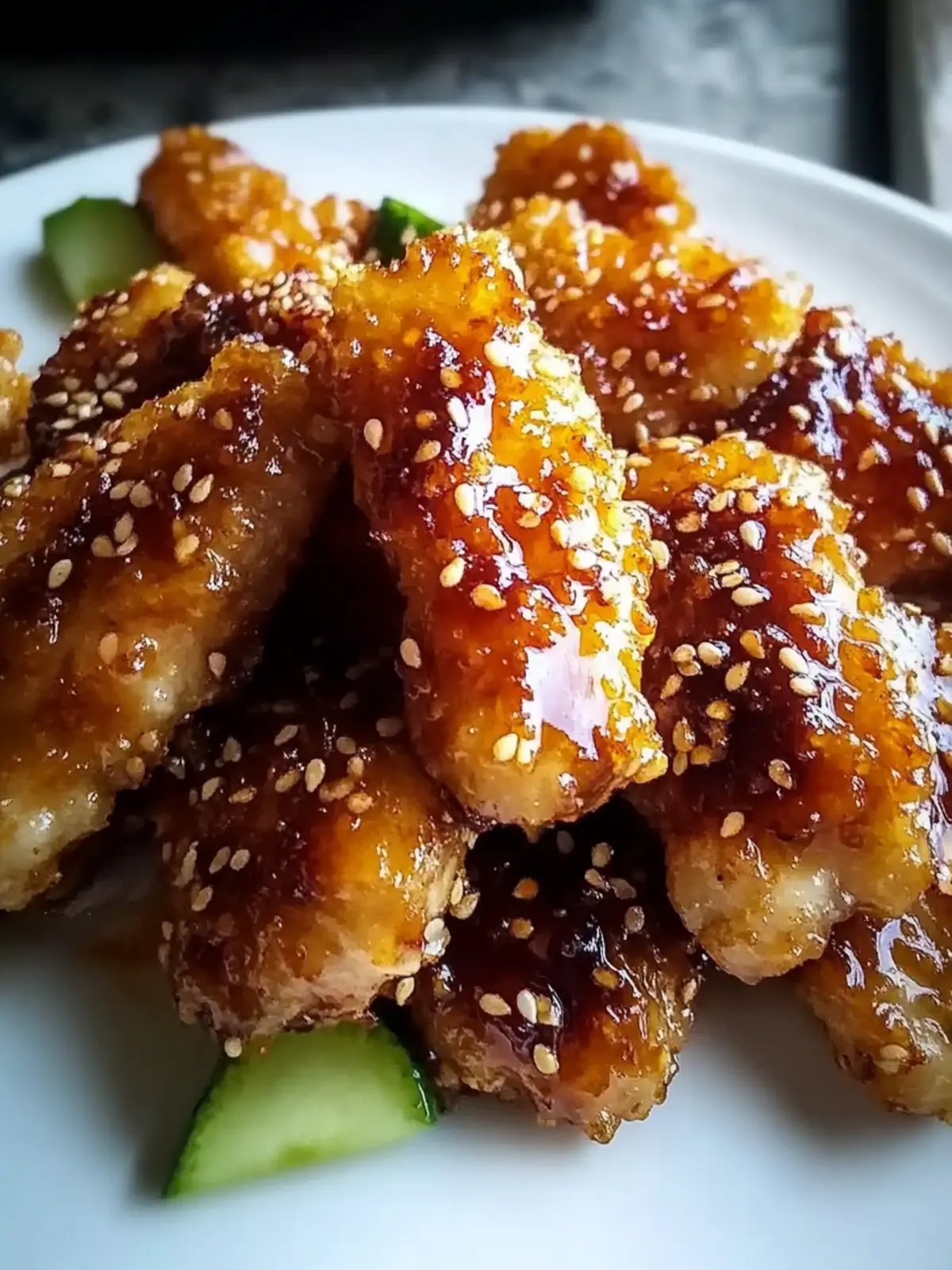 Honig-Knoblauch-Hühnchen