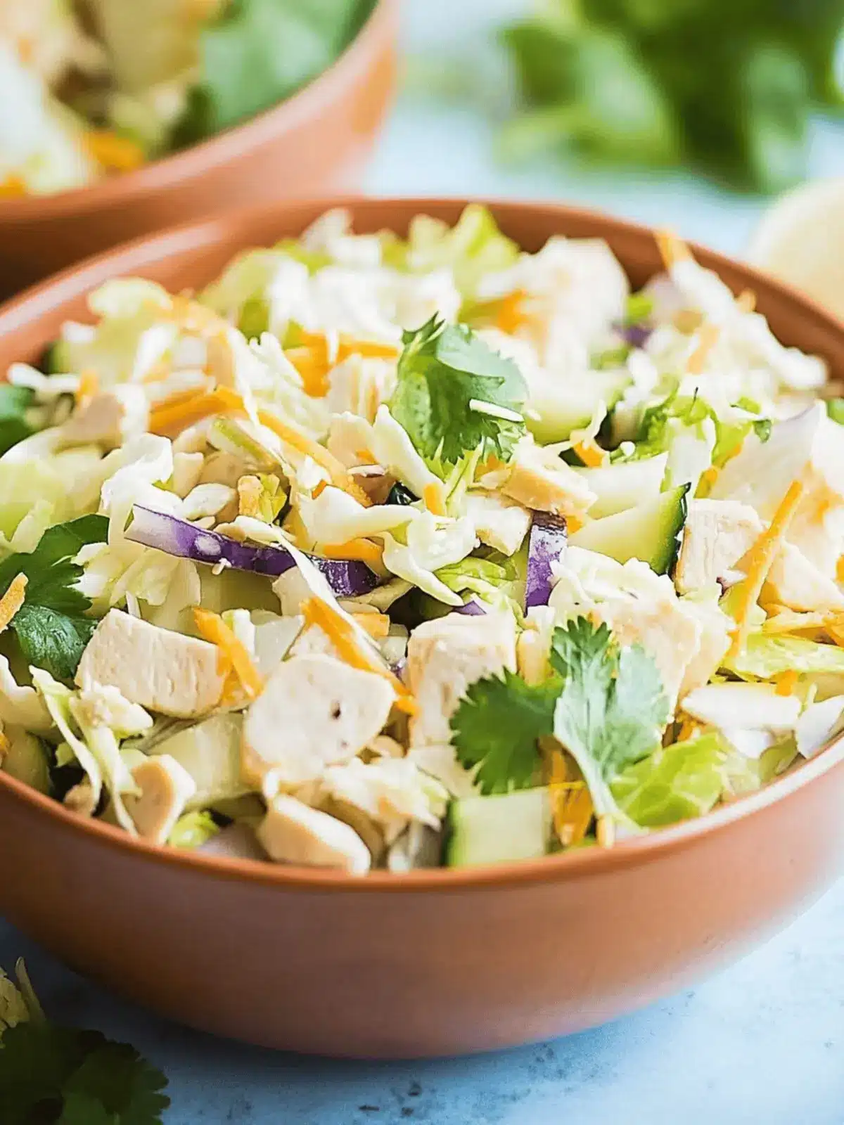 Hühnchen-Salat mit chinesischem Stil