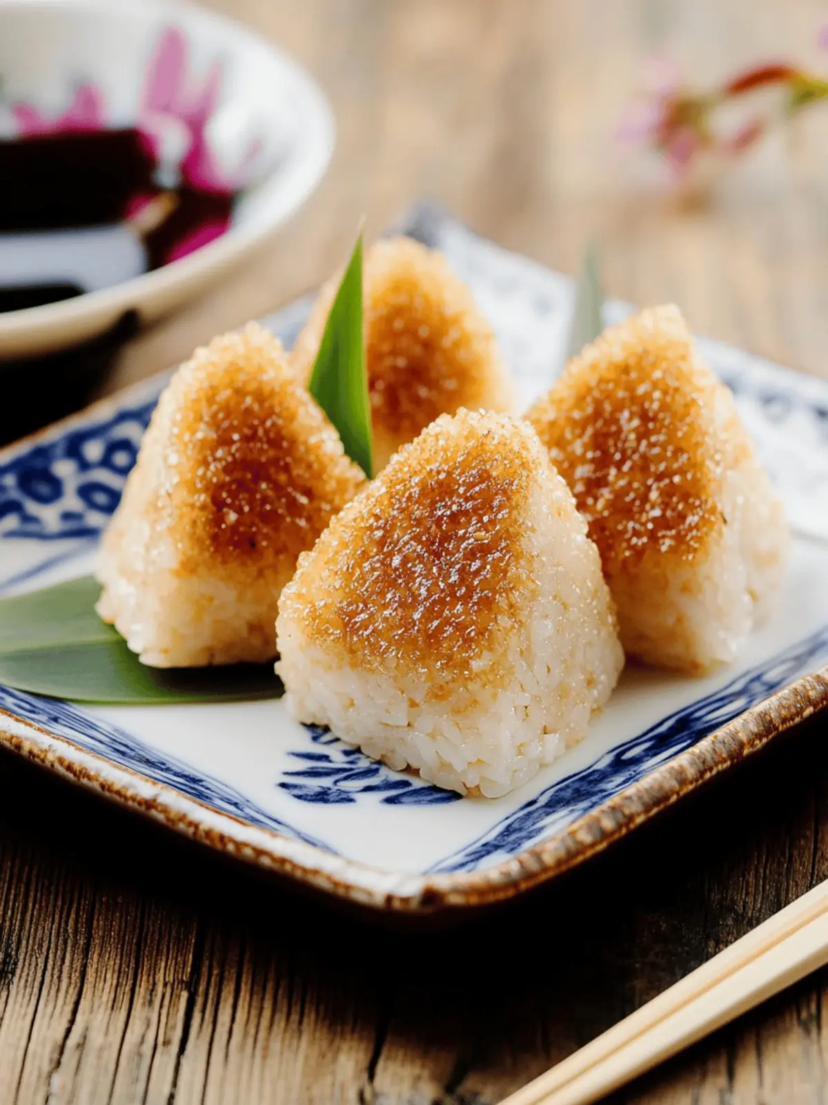 Yaki Onigiri mit Käse