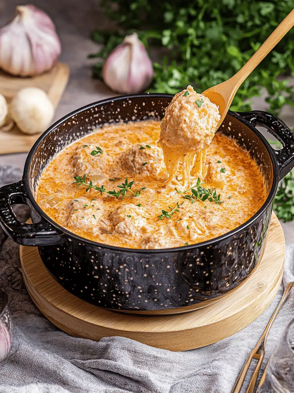 Rouladentopf aus dem Backofen