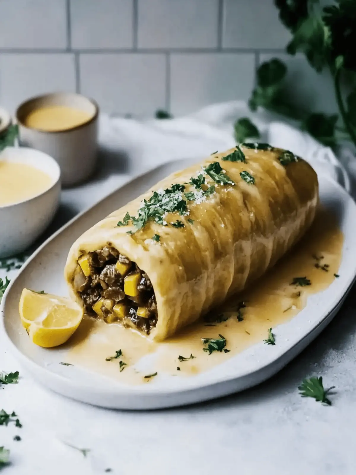 Vegane Kartoffelrolle