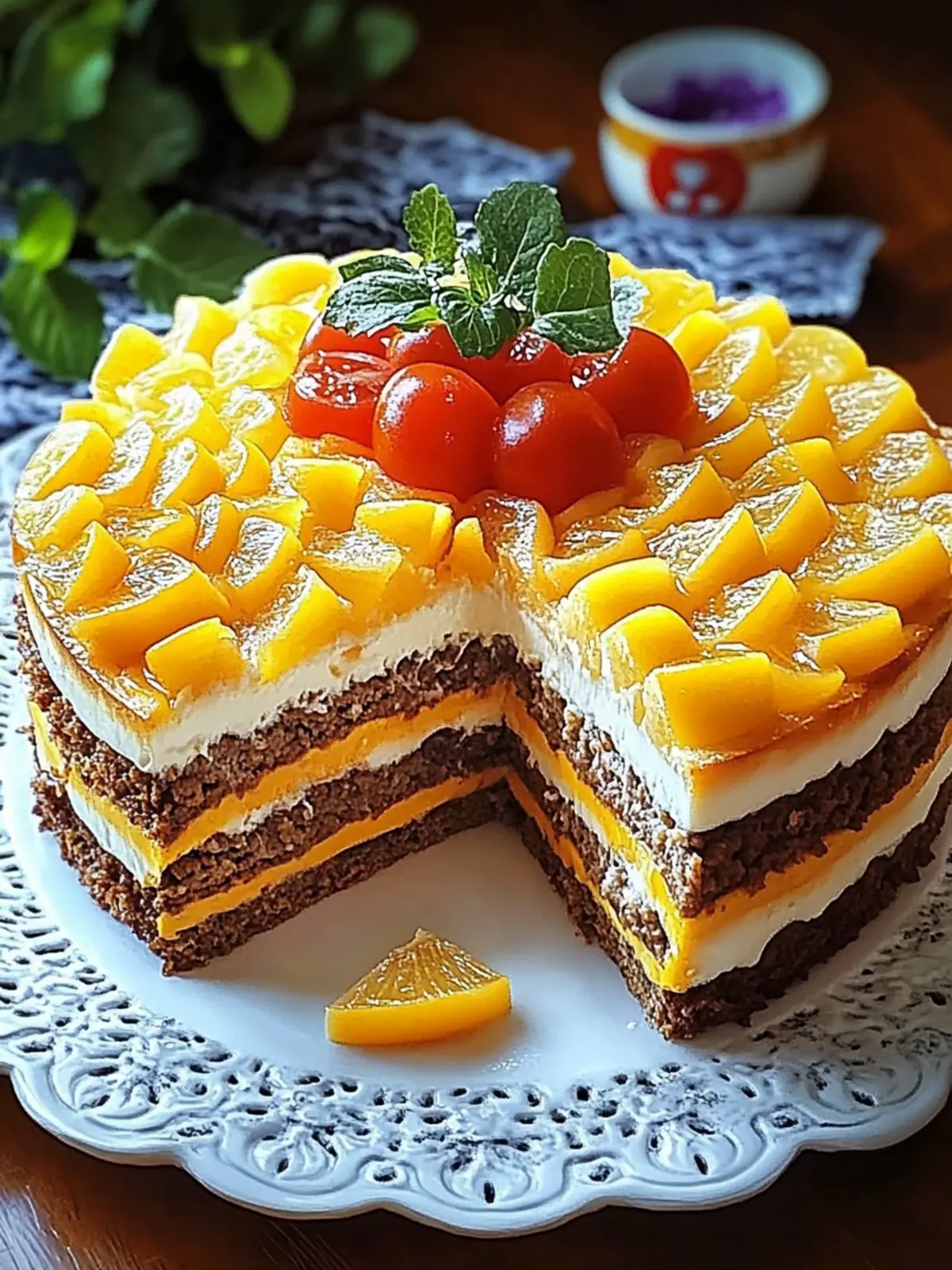 Käseburger-Torte