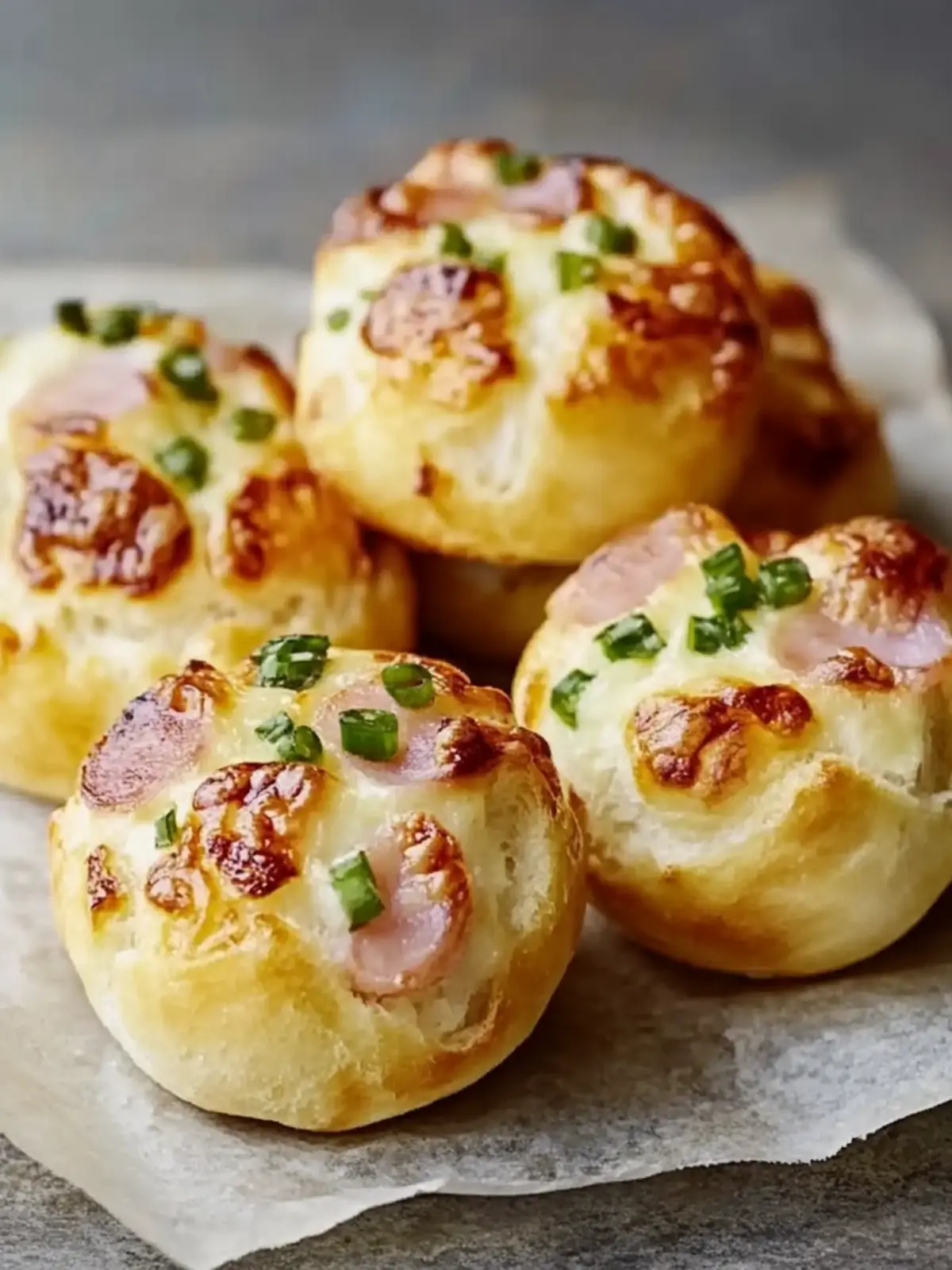 Pizzabrötchen mit Crème Fraîche Rezept