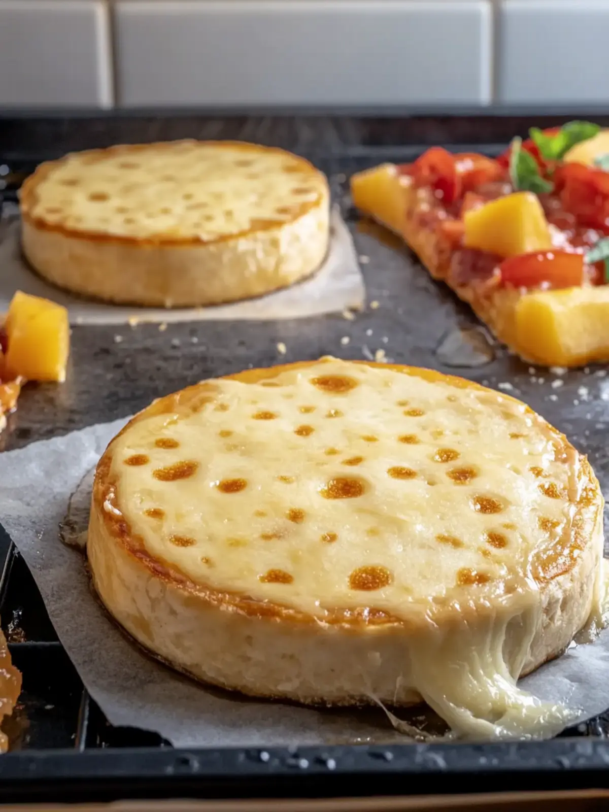 Hüttenkäsetaler aus dem Ofen