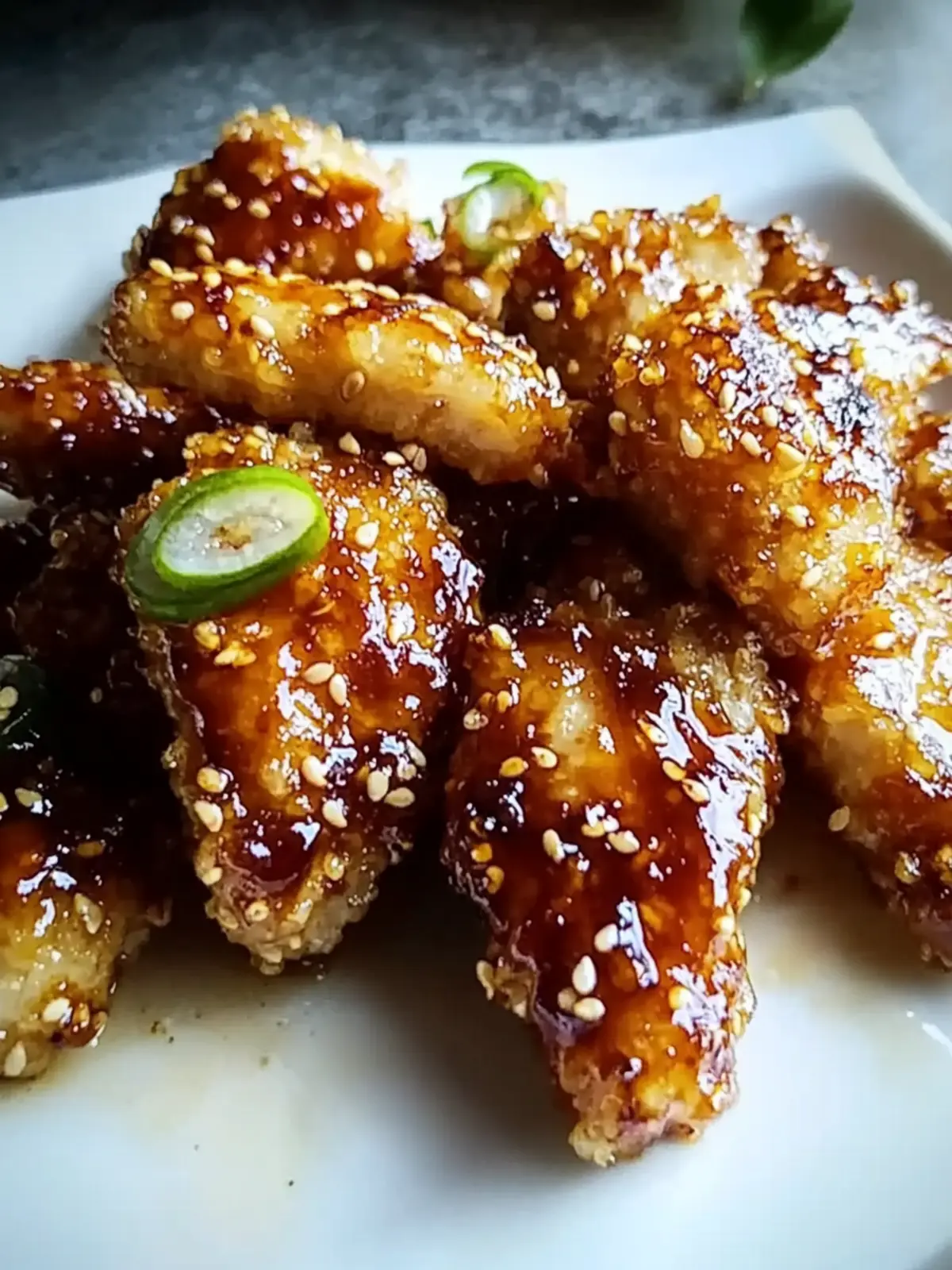 Honig-Knoblauch-Hühnchen