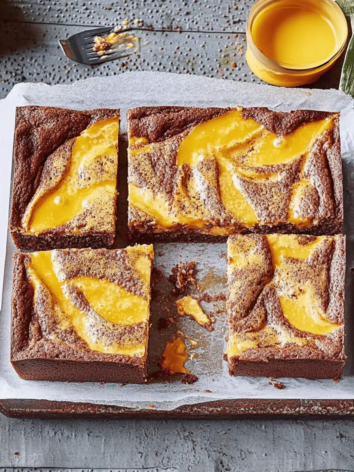 Kürbis Cheesecake Brownies für den perfekten Herbst