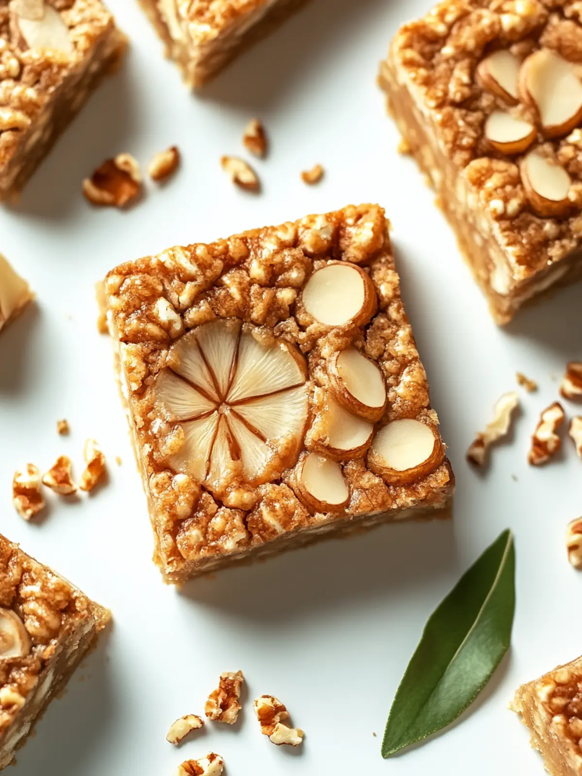 Apfel-Zimt-Haferflocken-Riegel aus dem Ofen