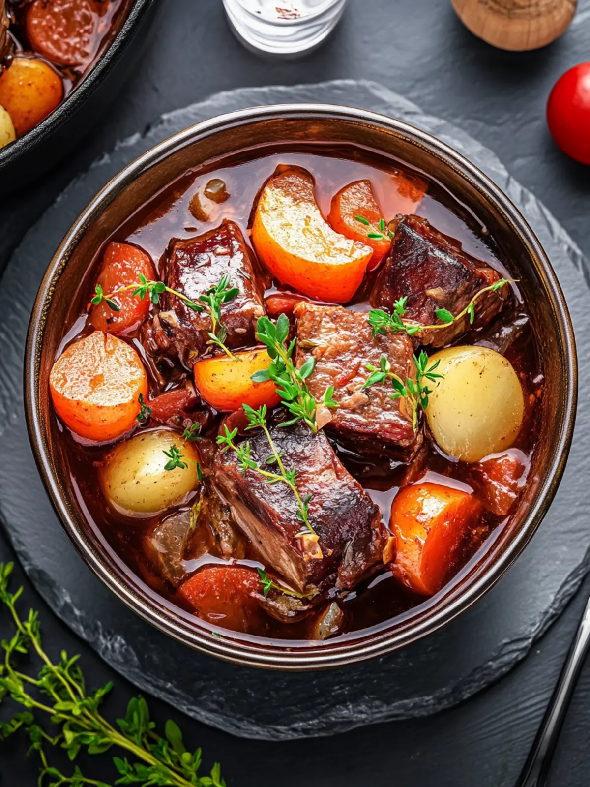 Rindfleisch Burgunder Art