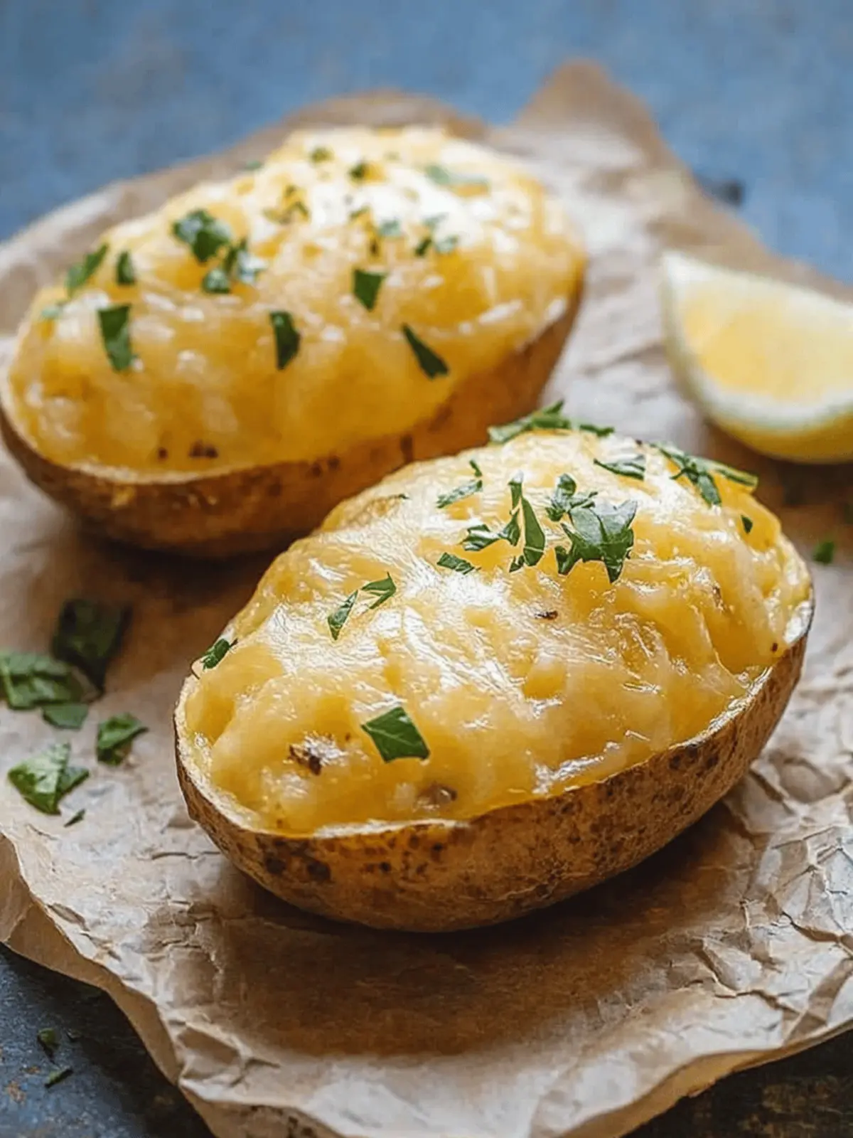 Gefüllte Ofenkartoffeln