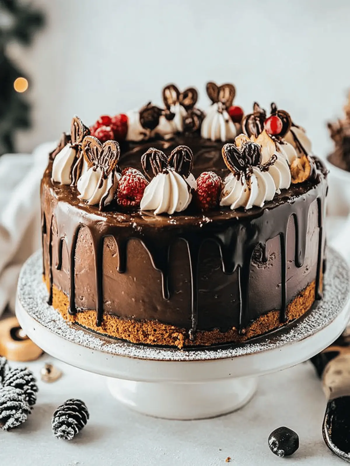 Fruchtige Lebkuchentorte