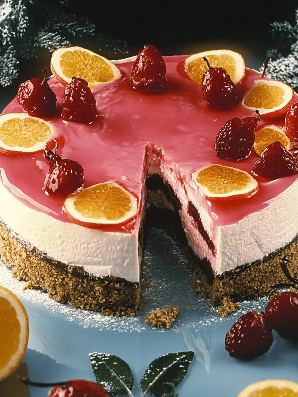 Fruchtige Lebkuchentorte