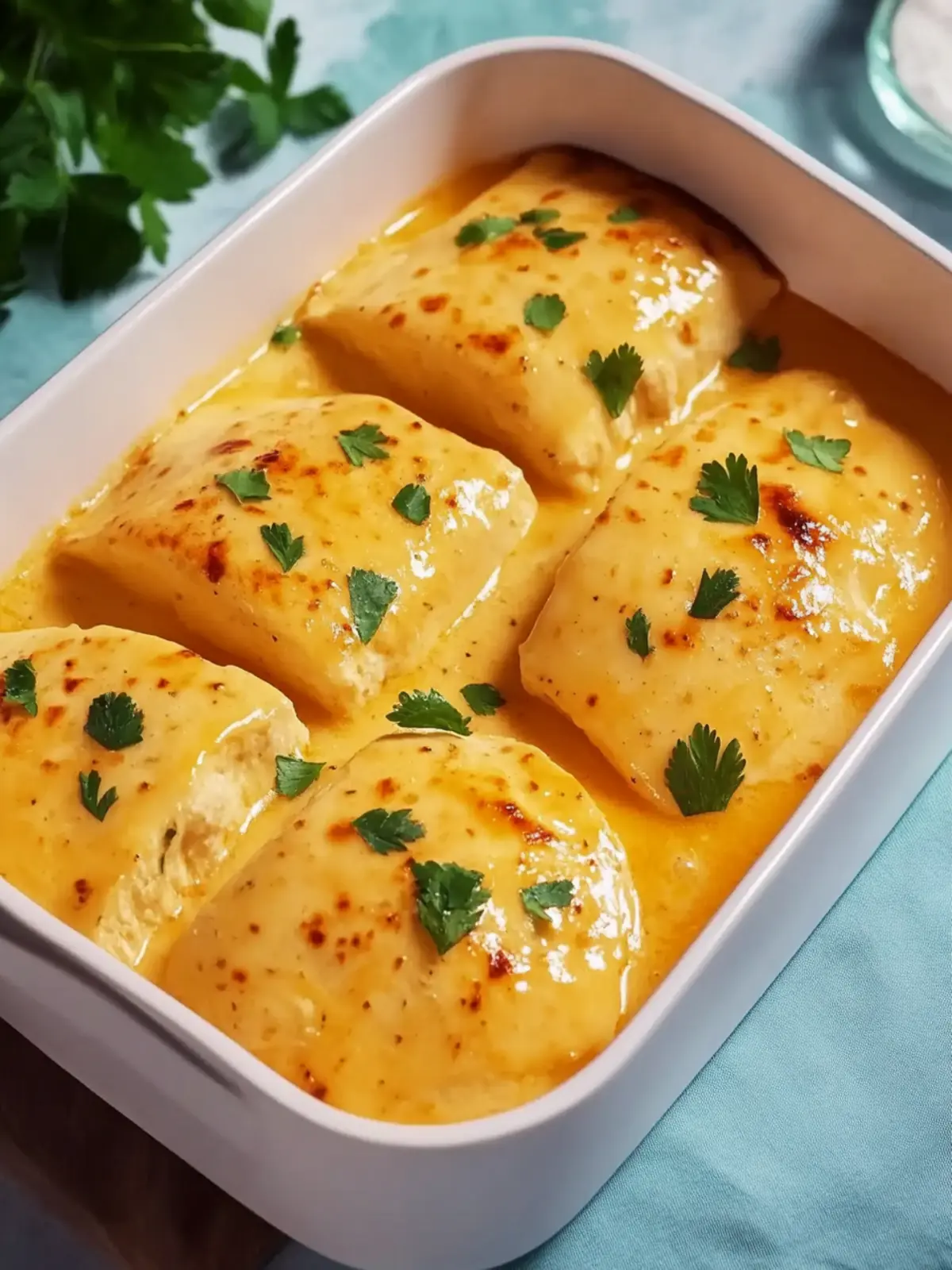 Hähnchenbrust in Frischkäse-Sauce