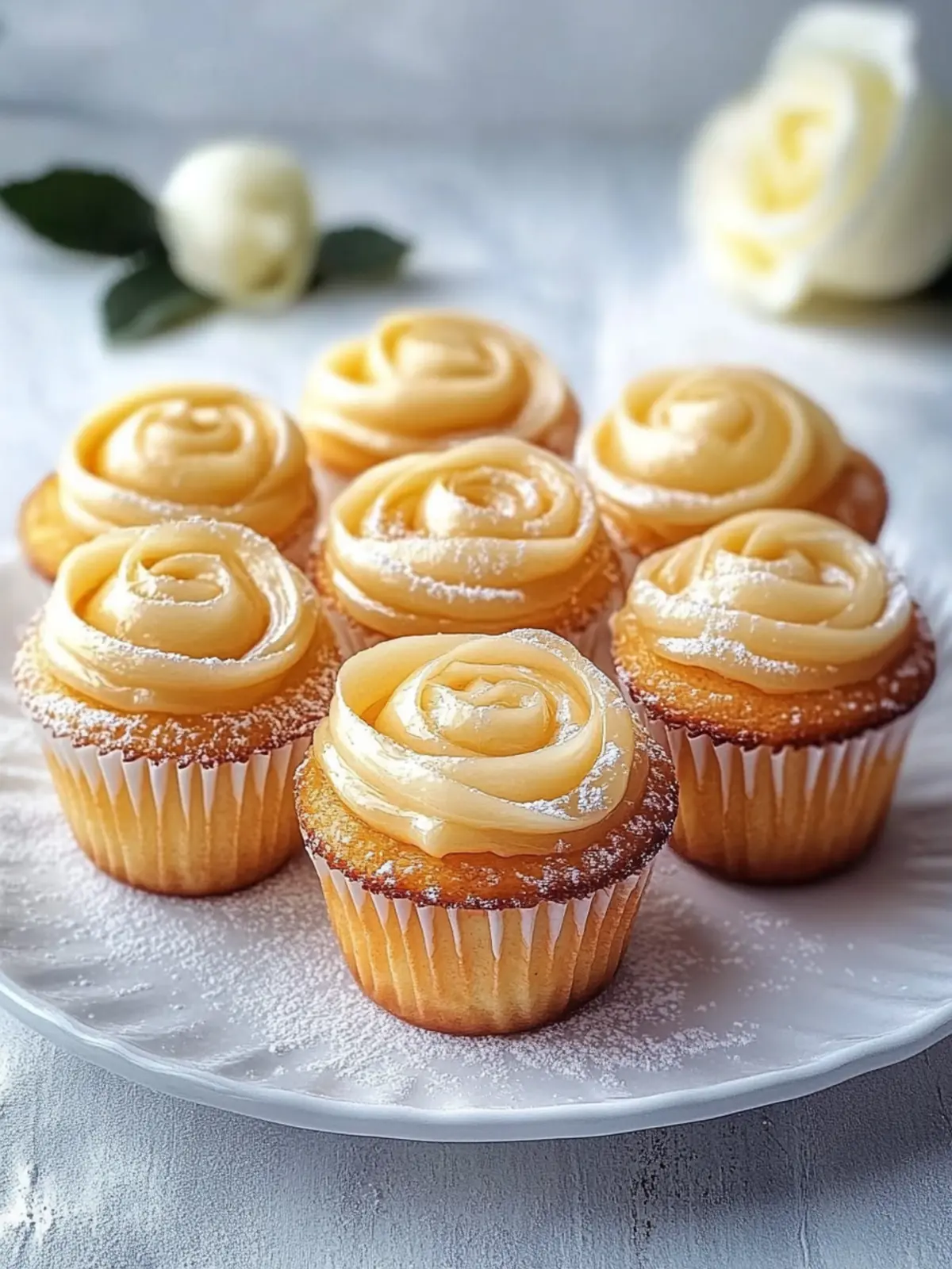 Apfel-Rosen-Muffins von Zucker, Zimt und Liebe