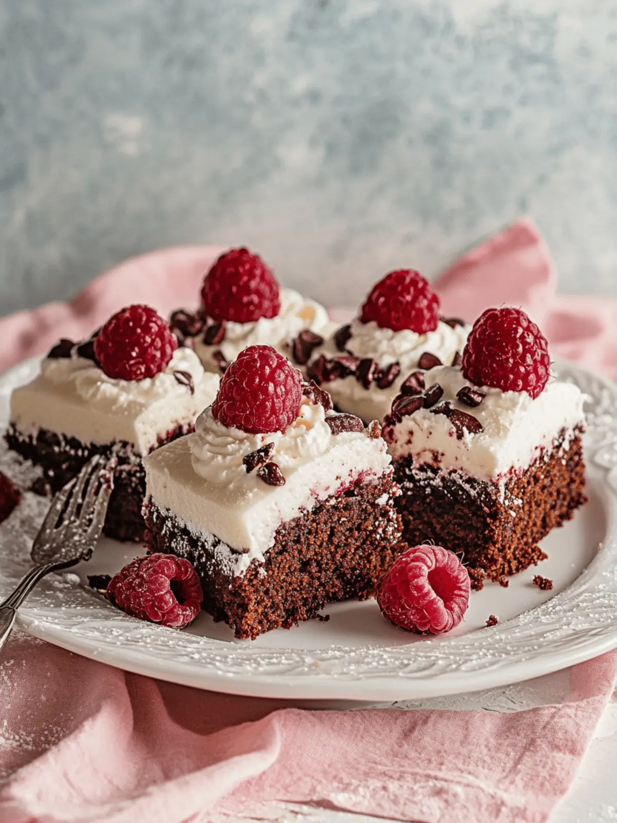 Simple vegan Black Forest cherry cake from the baking sheet