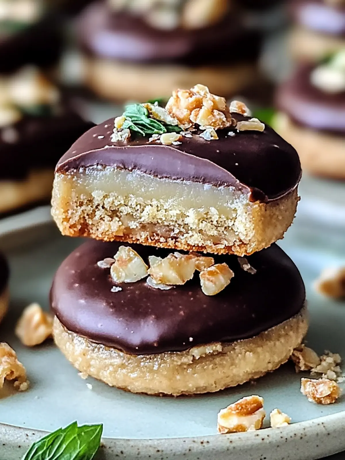 Beste Nougat-Plätzchen