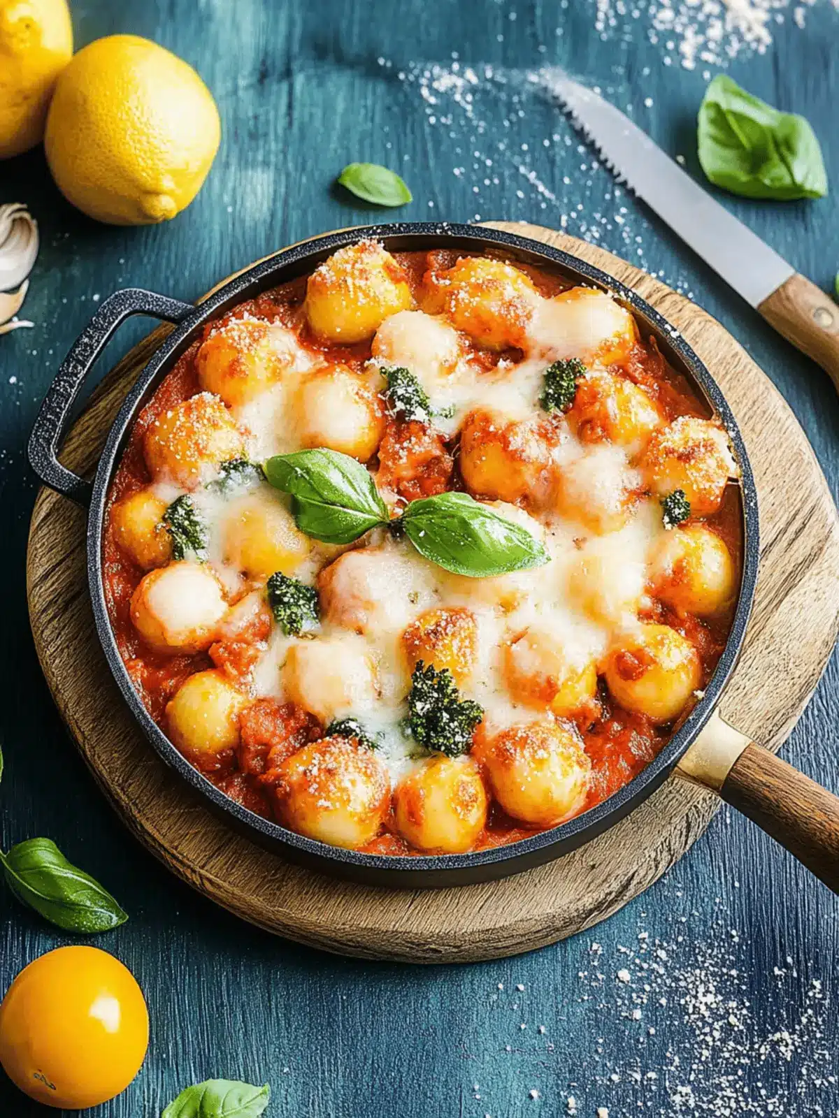 Überbackene Gnocchi mit Käse für herzlichen Genuss
