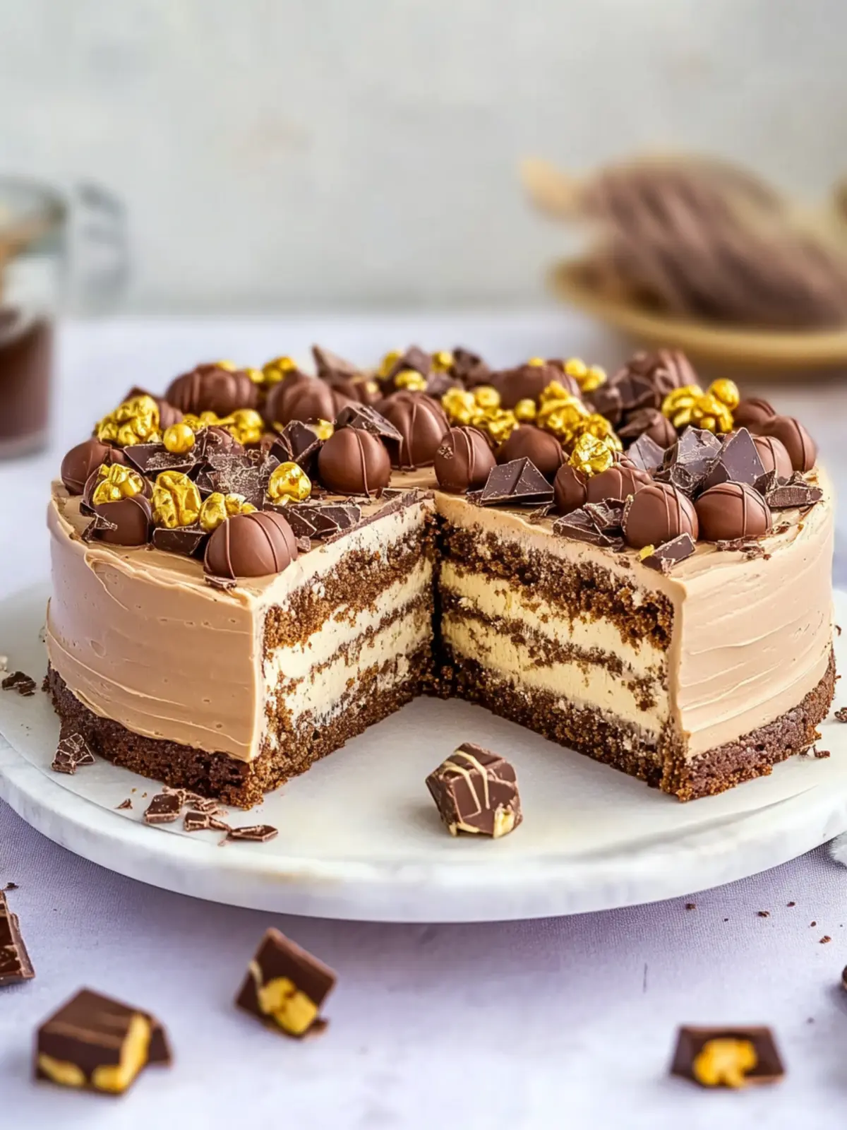 Kinder-Bueno-Torte mit Kinderschokoladen-Creme