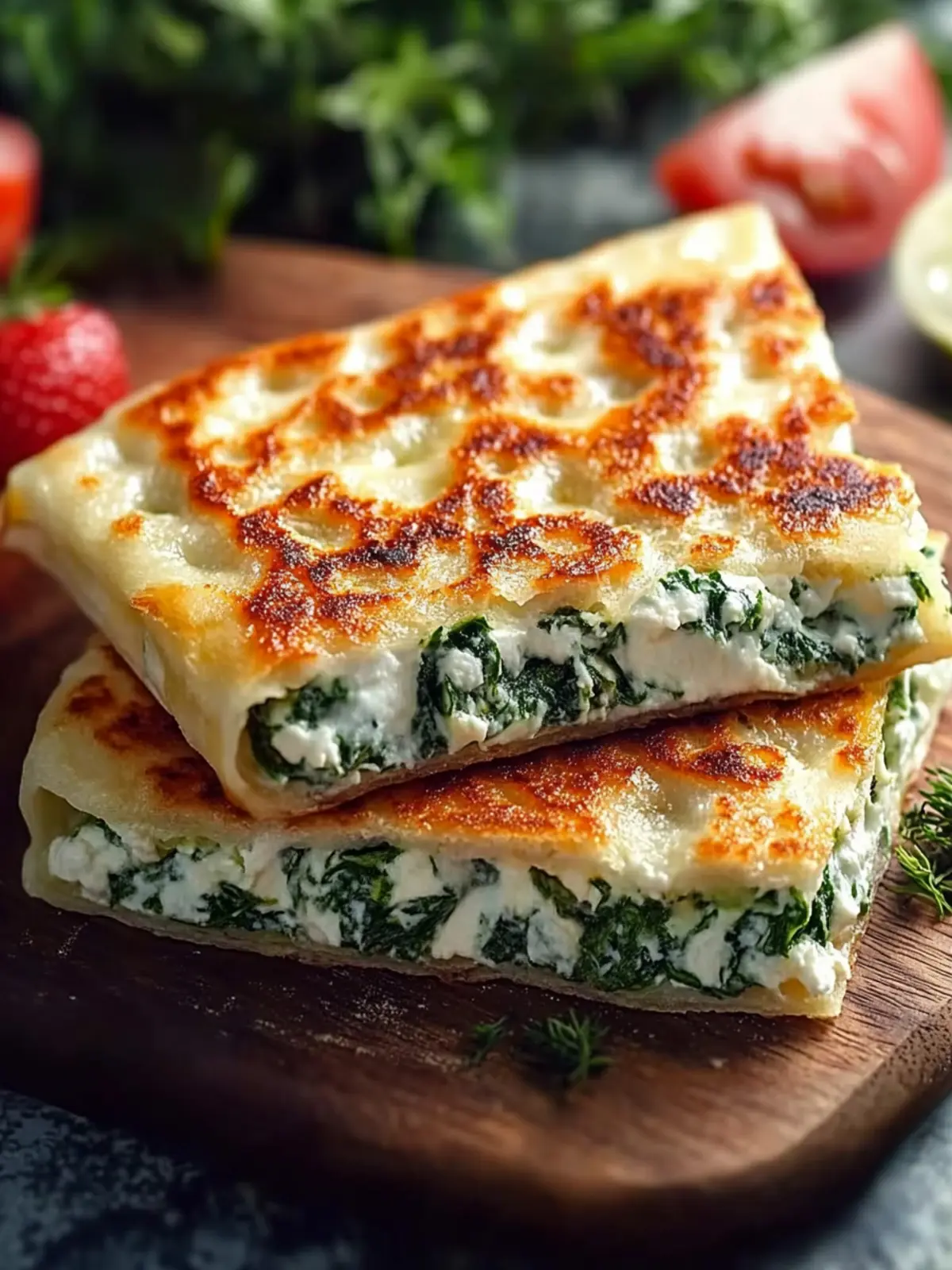 30 Minuten Spinat-Feta-Quesadillas