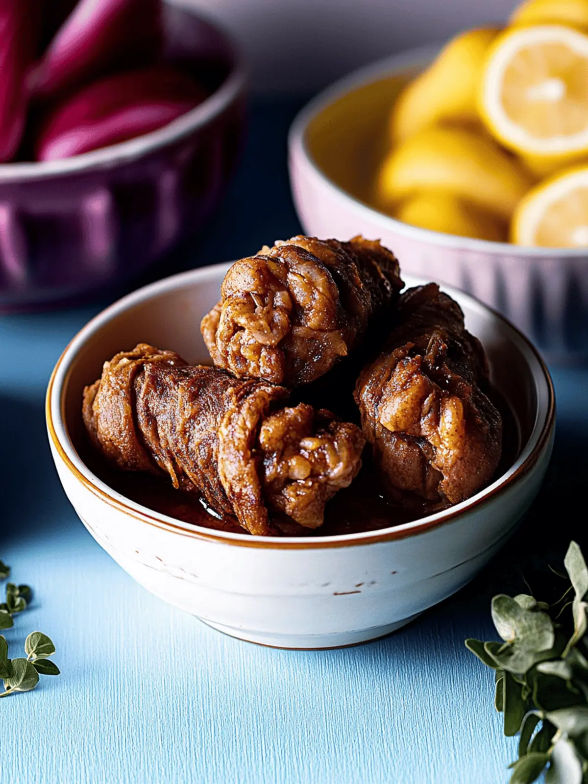 Zarte Rinderrouladen mit Gemüsefüllung