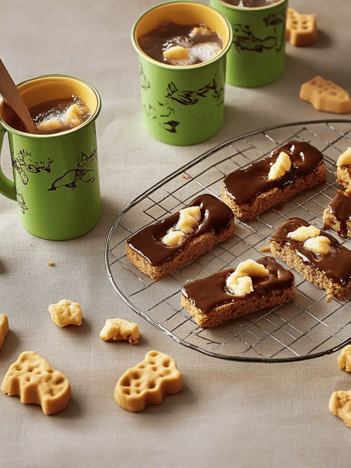 Gedrehte Nuss Plätzchen