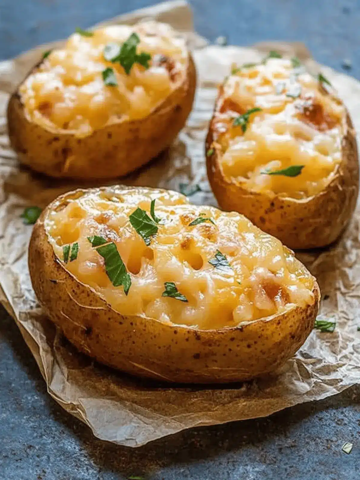 Gefüllte Ofenkartoffeln