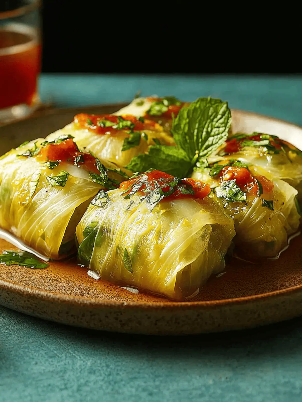 Vegetarische Kohlrouladen