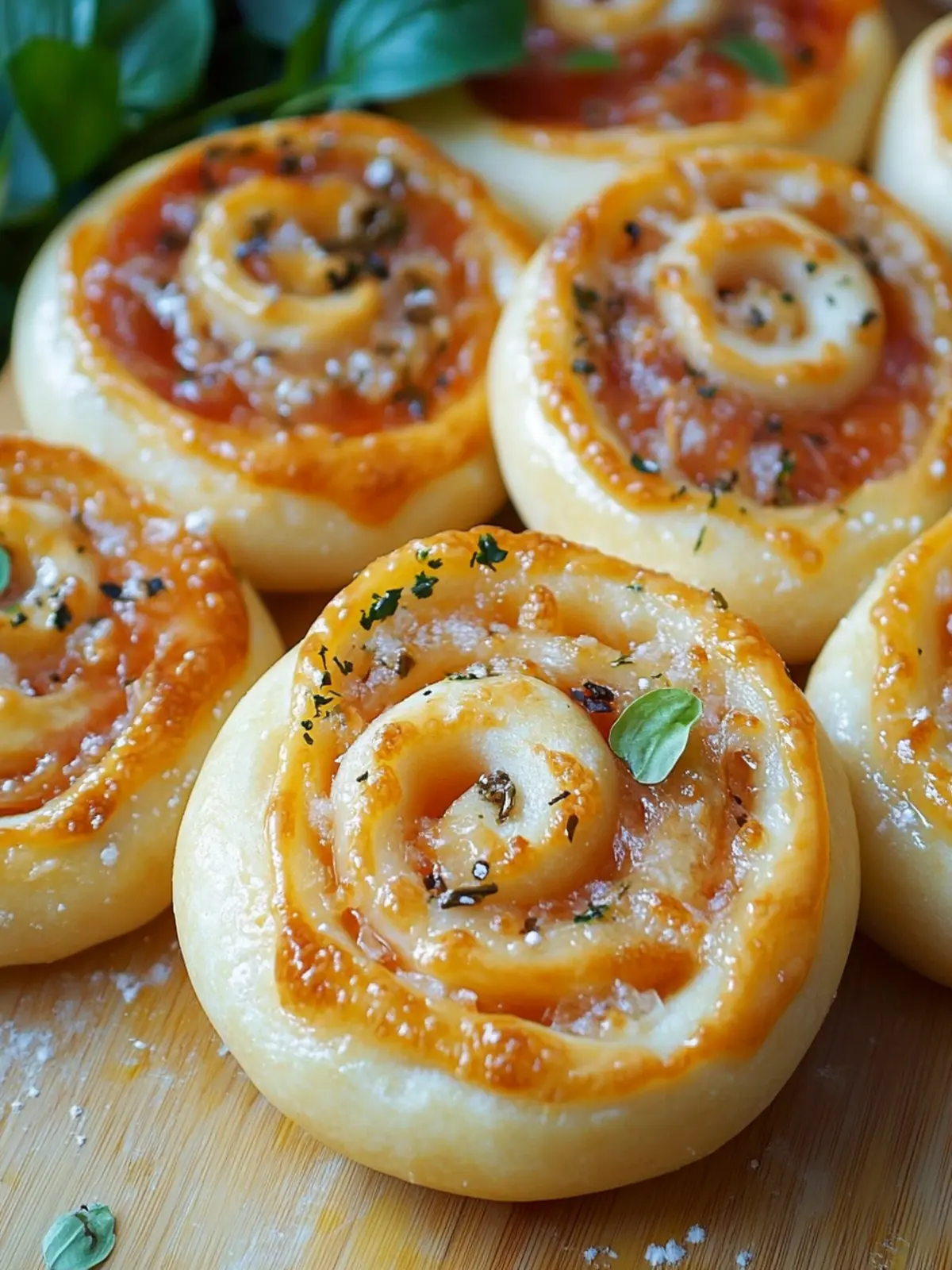 Pizzaschnecken mit Pizzateig