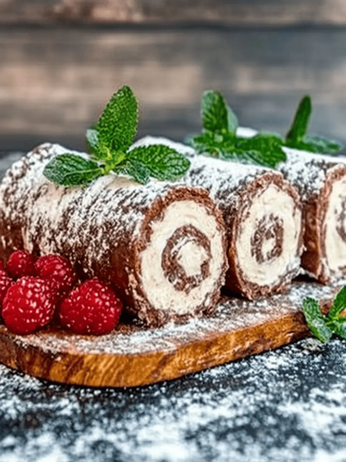 Baumstamm-Plätzchen – mit Schoko-Vanille-Geschmack und Zimt