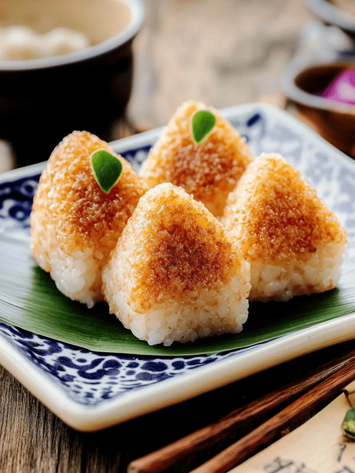 Yaki Onigiri mit Käse