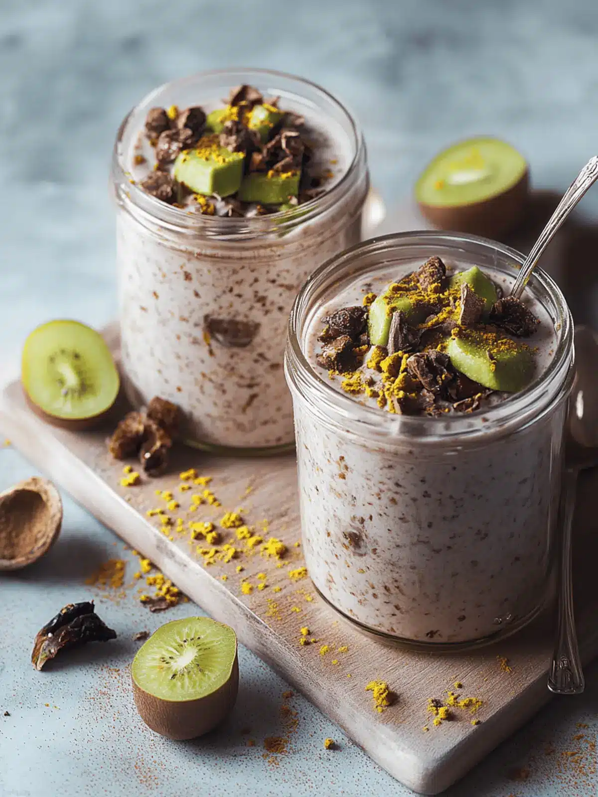 Pistazien Übernacht Haferflocken mit cremigem Genuss