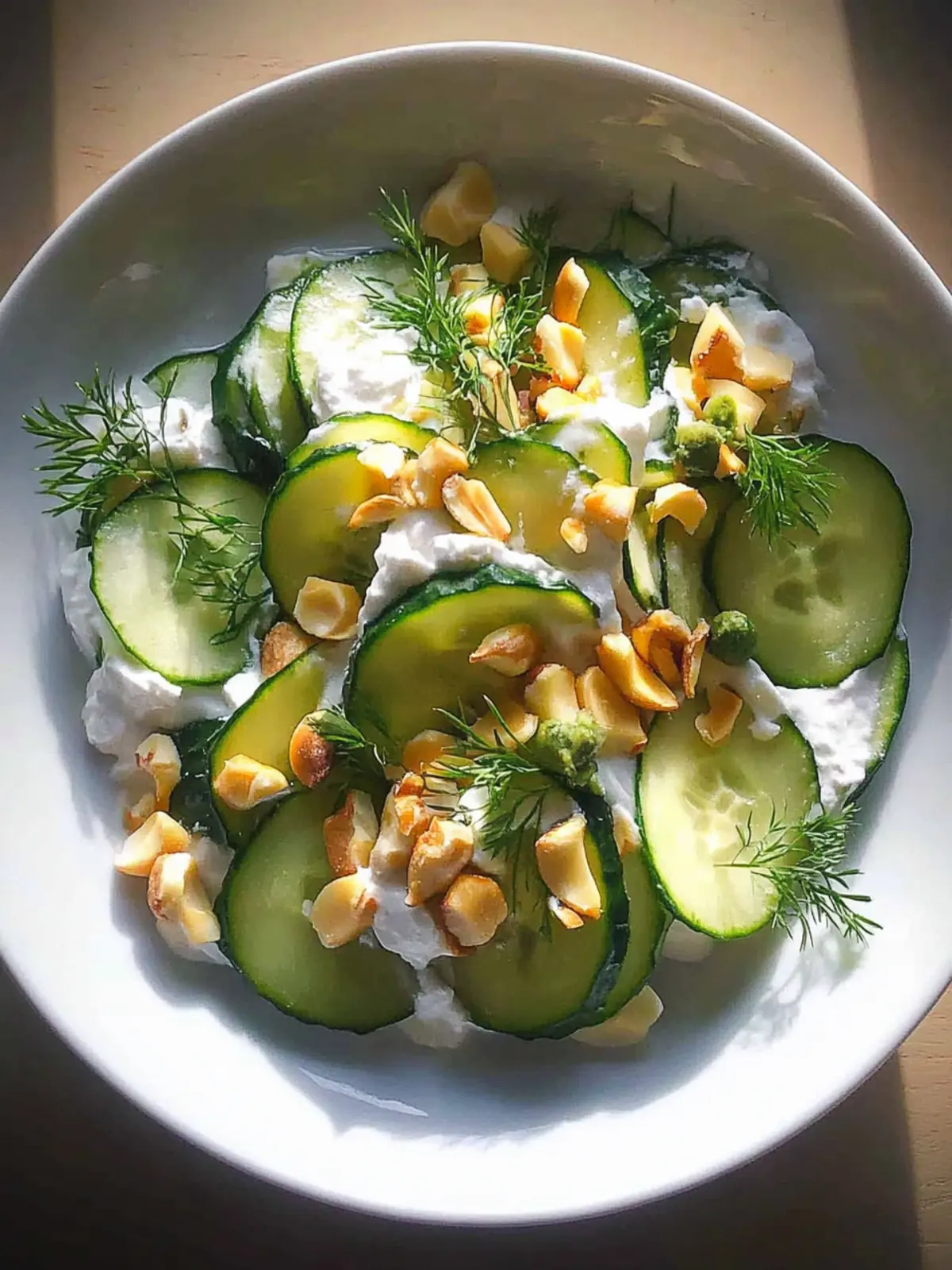 Gurken Joghurt Feta Salat