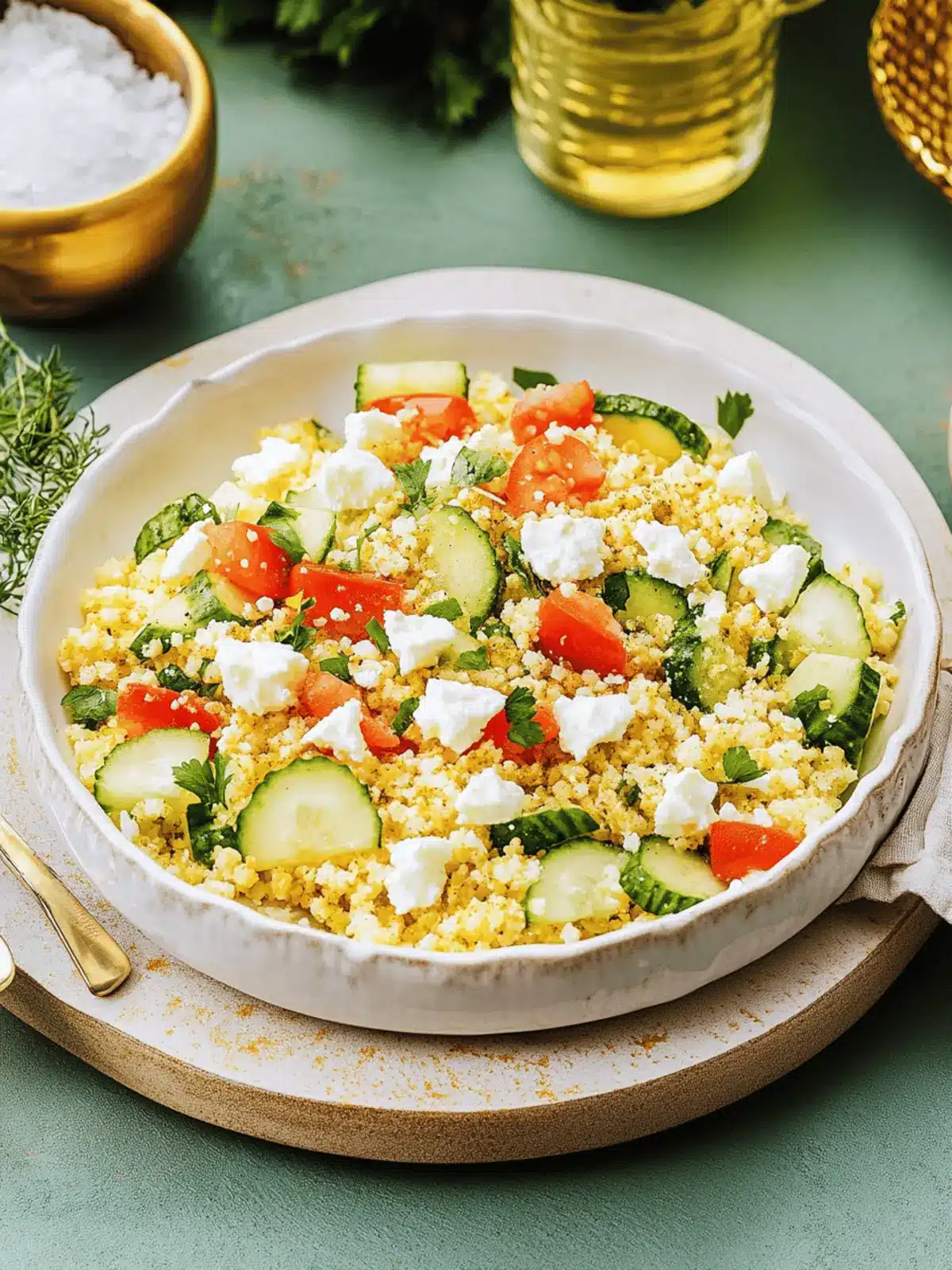 Couscoussalat mit Feta