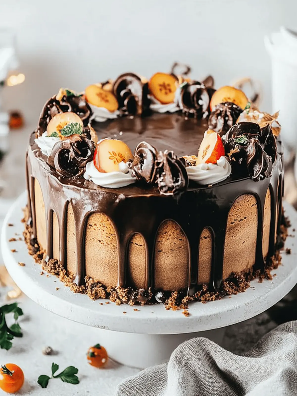 Fruchtige Lebkuchentorte