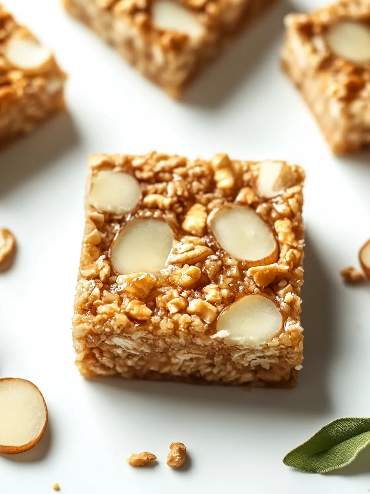 Apfel-Zimt-Haferflocken-Riegel aus dem Ofen