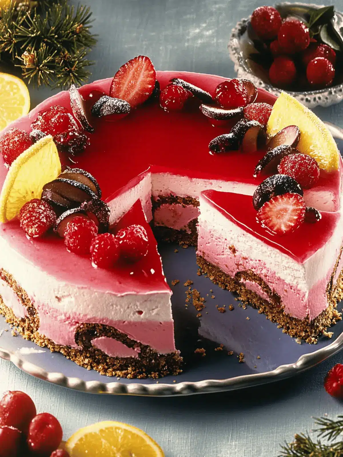 Fruchtige Lebkuchentorte