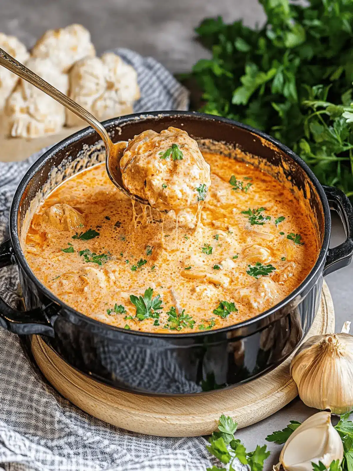 Rouladentopf aus dem Backofen