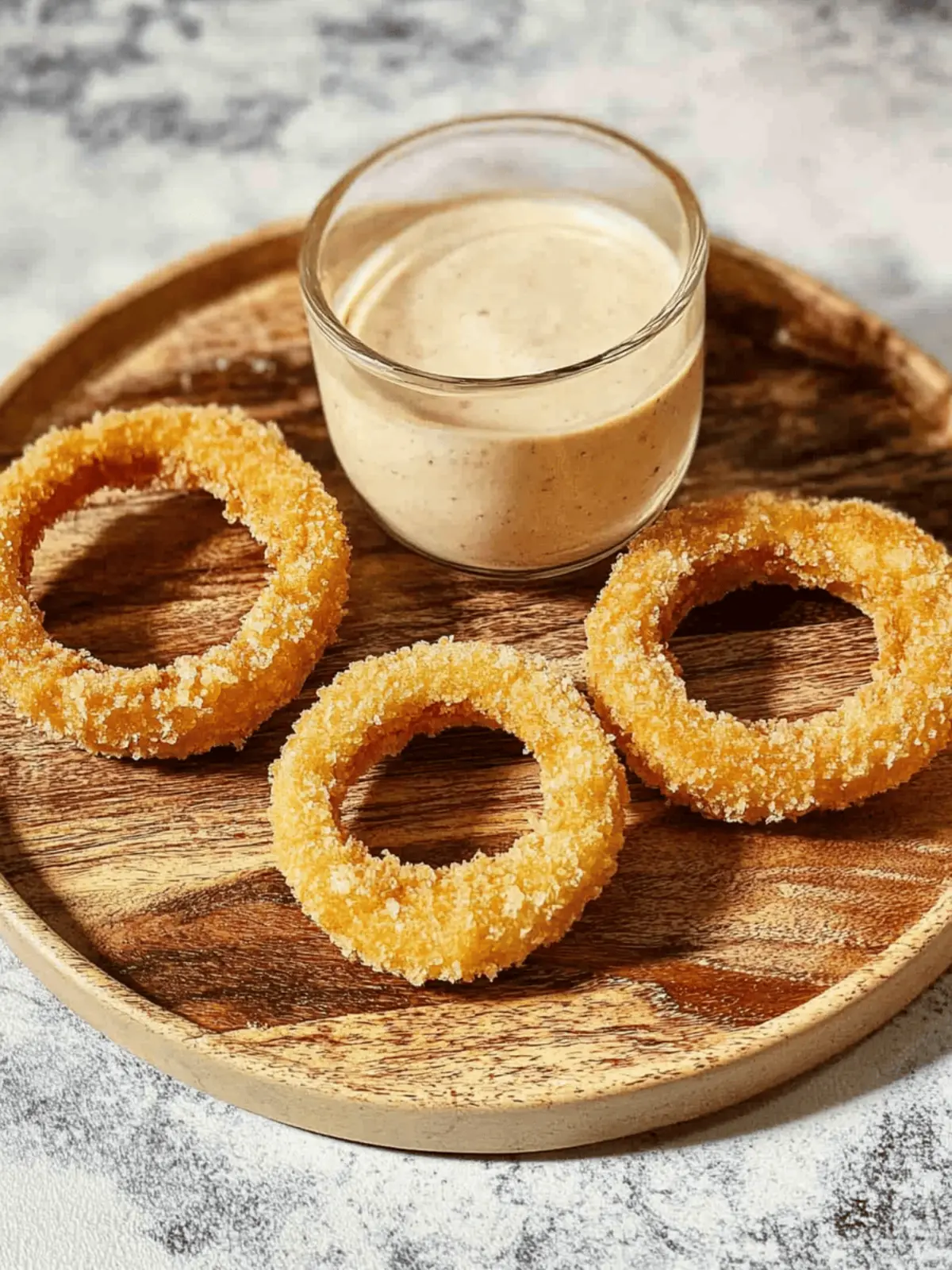 Luftfritteuse Zwiebelringe